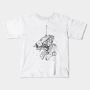 Police Bot (Dark) Kids T-Shirt